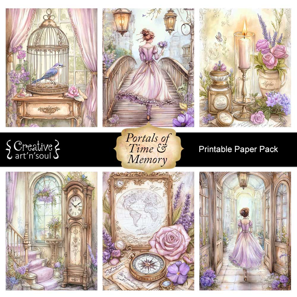 Printable Junk Journal Papers Printable Junk Journal Papers