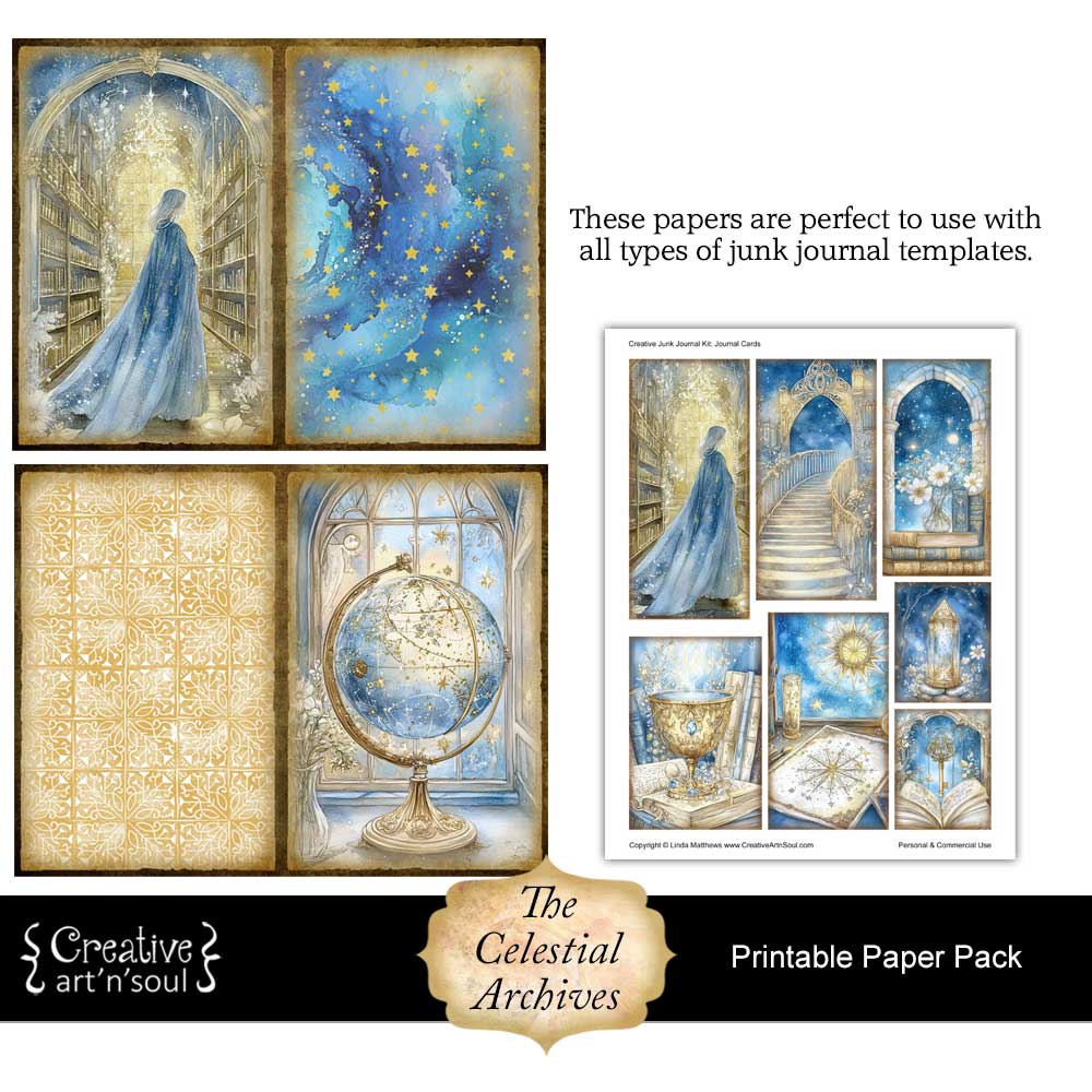 Printable Junk Journal Papers Printable Junk Journal Papers
