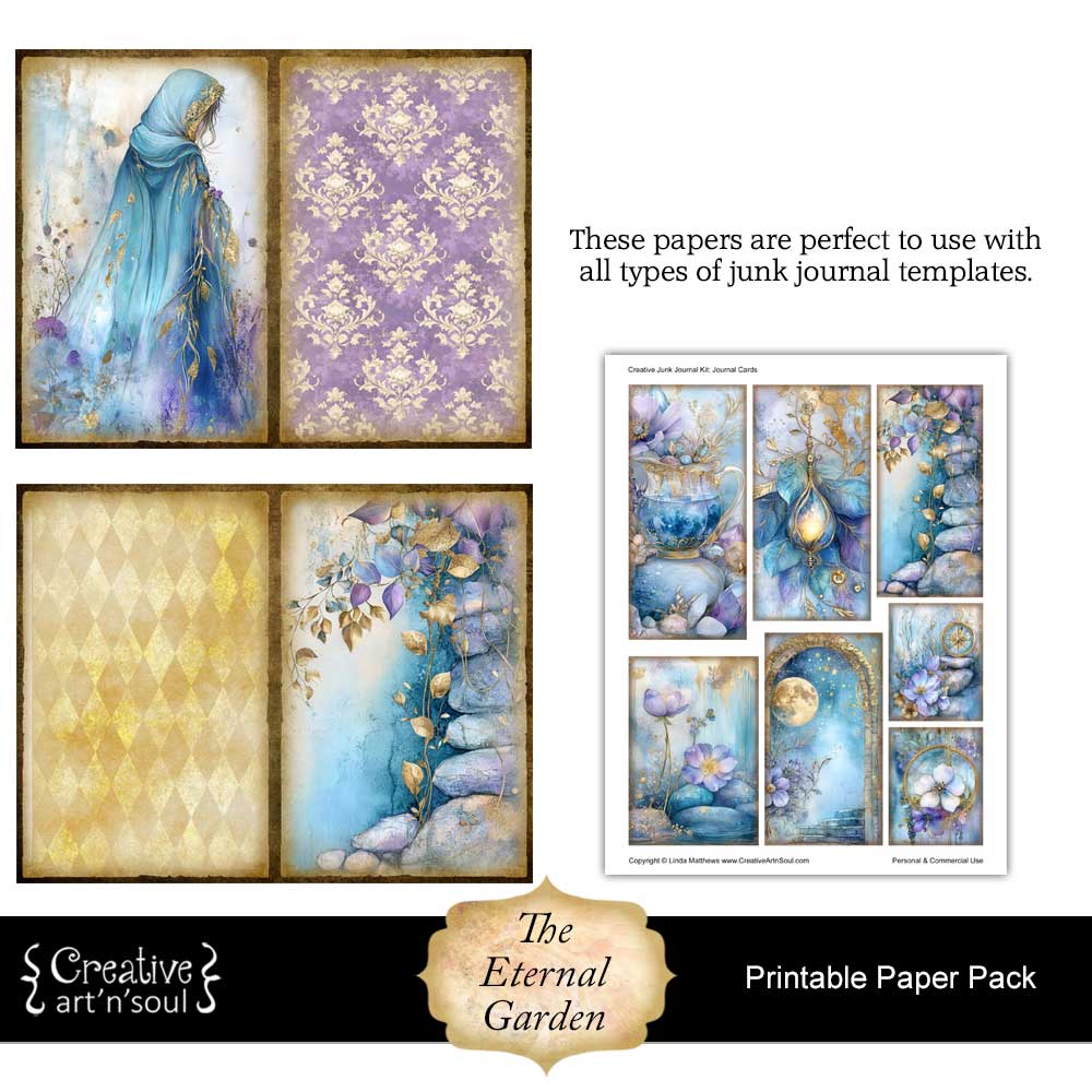 Printable Junk Journal Papers Printable Junk Journal Papers