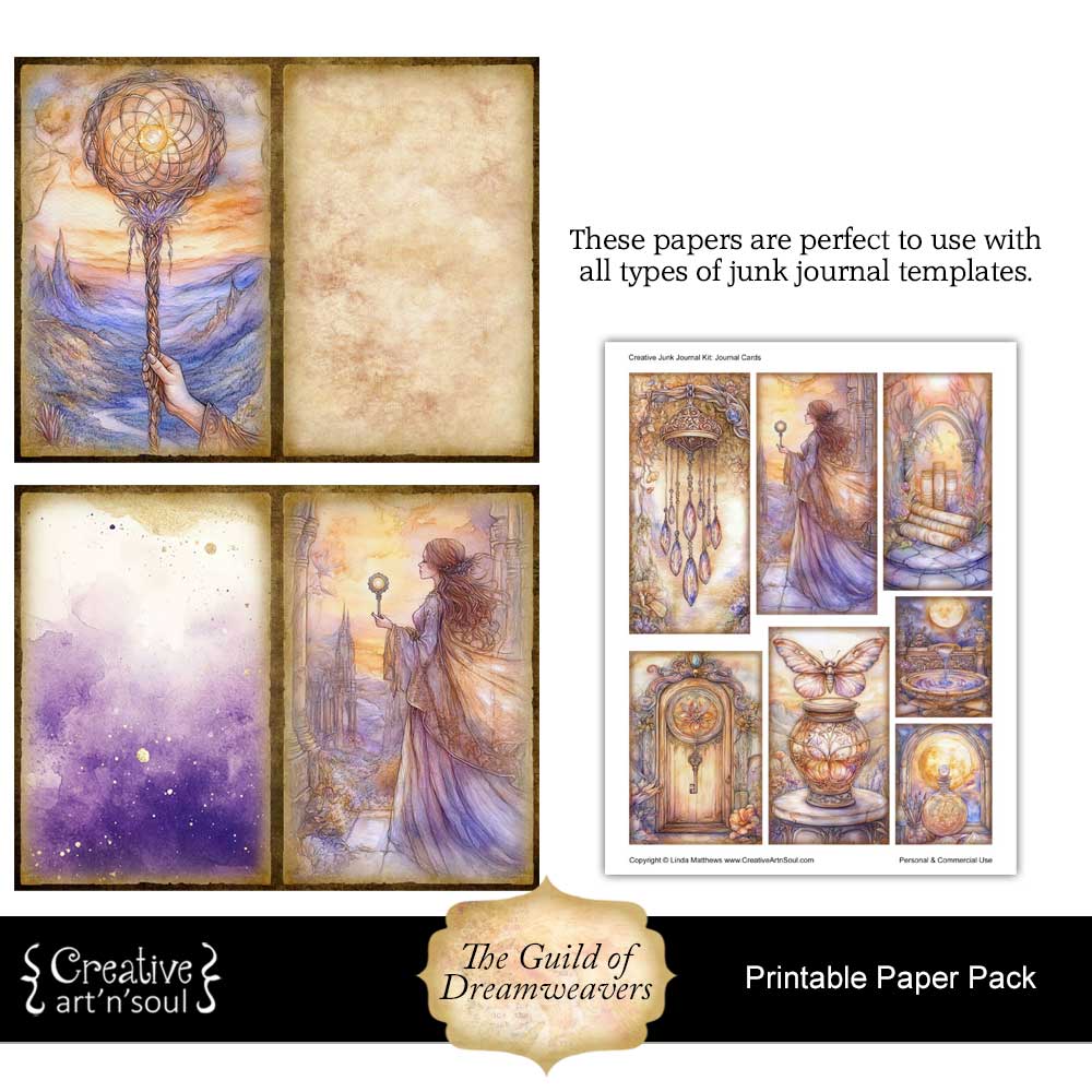 Printable Junk Journal Papers Printable Junk Journal Papers