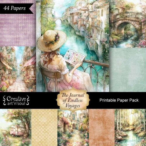 Printable Junk Journal Papers