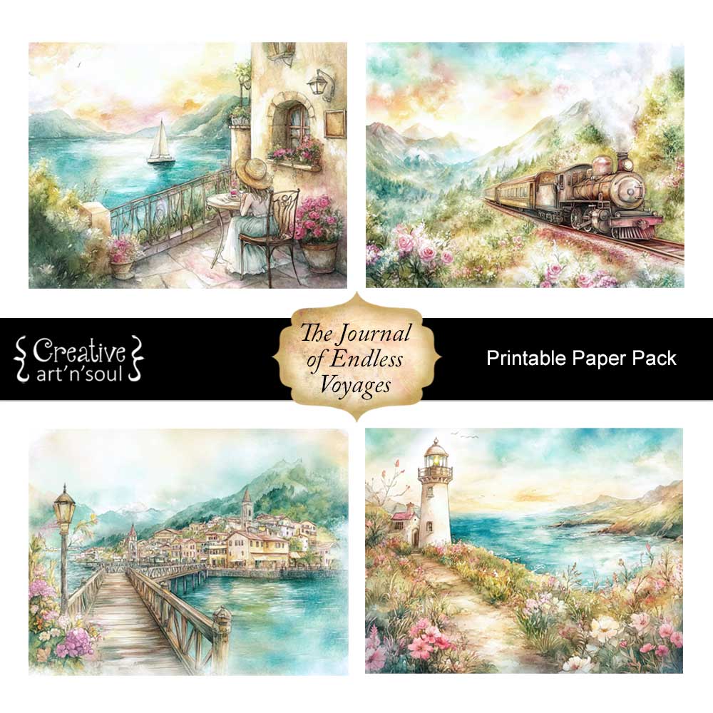 Printable Junk Journal Papers Printable Junk Journal Papers