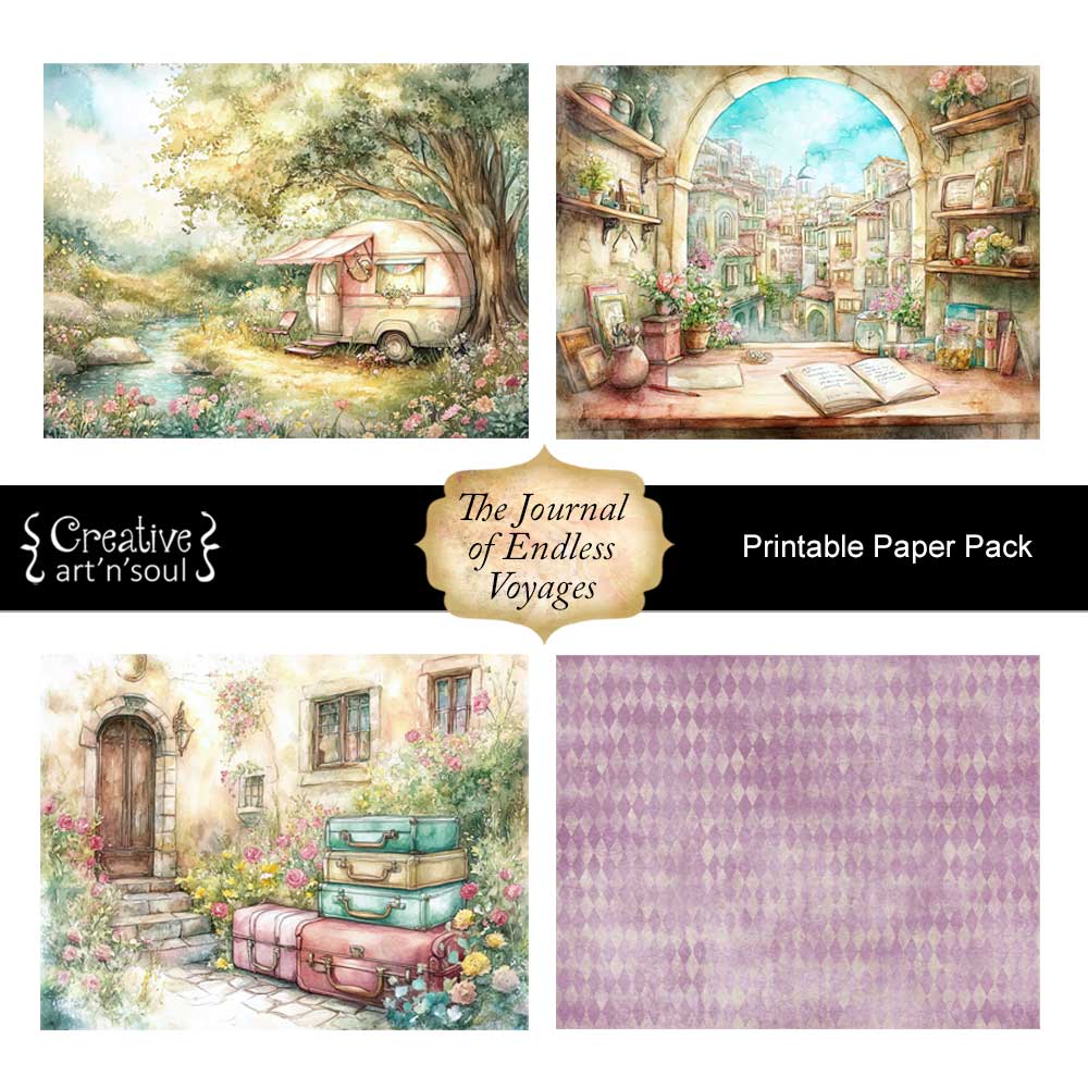 Printable Junk Journal Papers Printable Junk Journal Papers