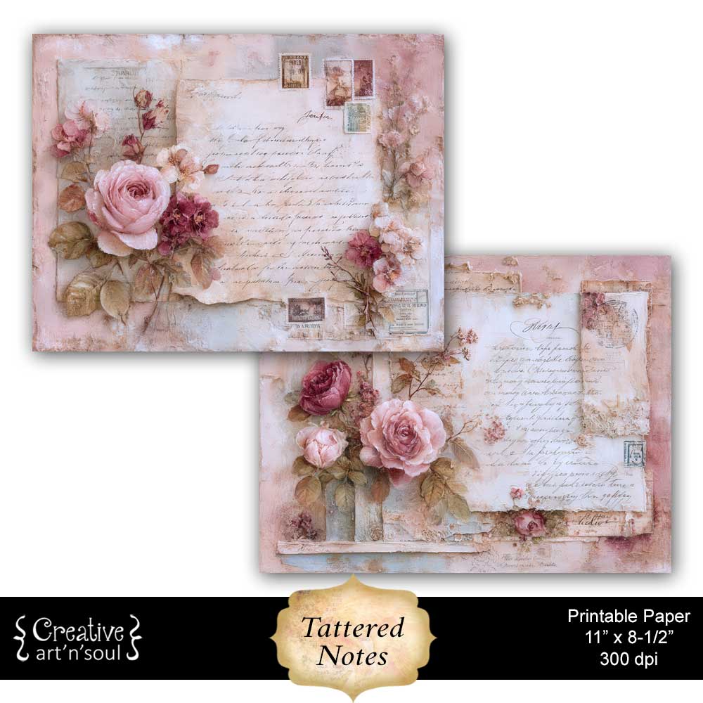 Printable Junk Journal Papers Printable Junk Journal Papers