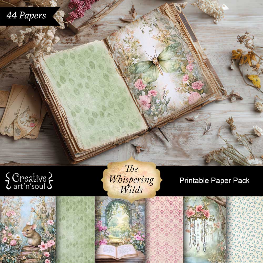 Printable Junk Journal Papers Printable Junk Journal Papers