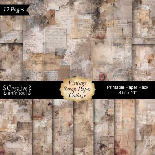 Printable Junk Journal Papers