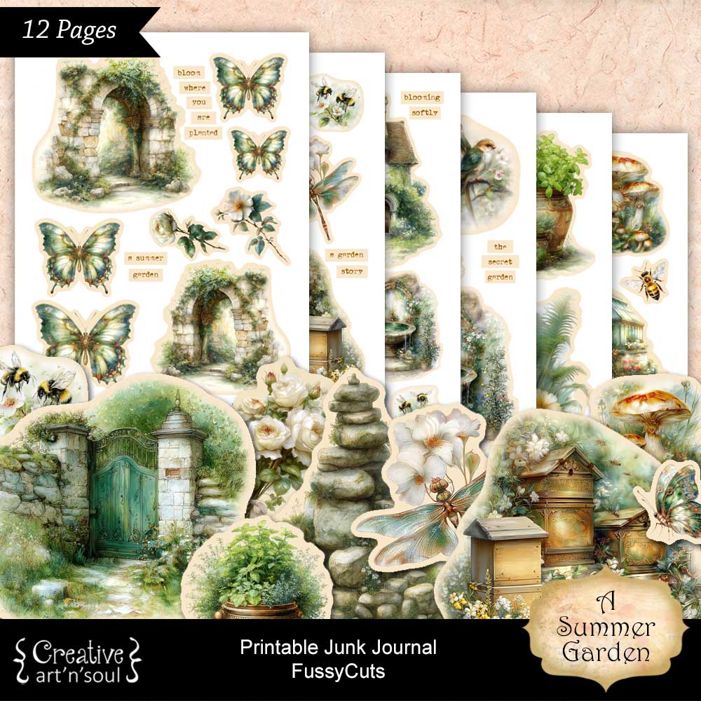 Printable Junk Journal Fussycuts and Stickers Printable Junk Journal Fussycuts and Stickers