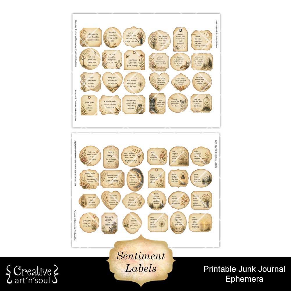Printable Junk Journal Vintage Ephemera Collection Printable Junk Journal Vintage Ephemera Collection