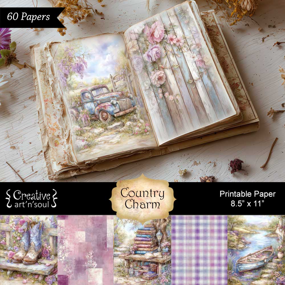 Printable Junk Journal Papers Printable Junk Journal Papers