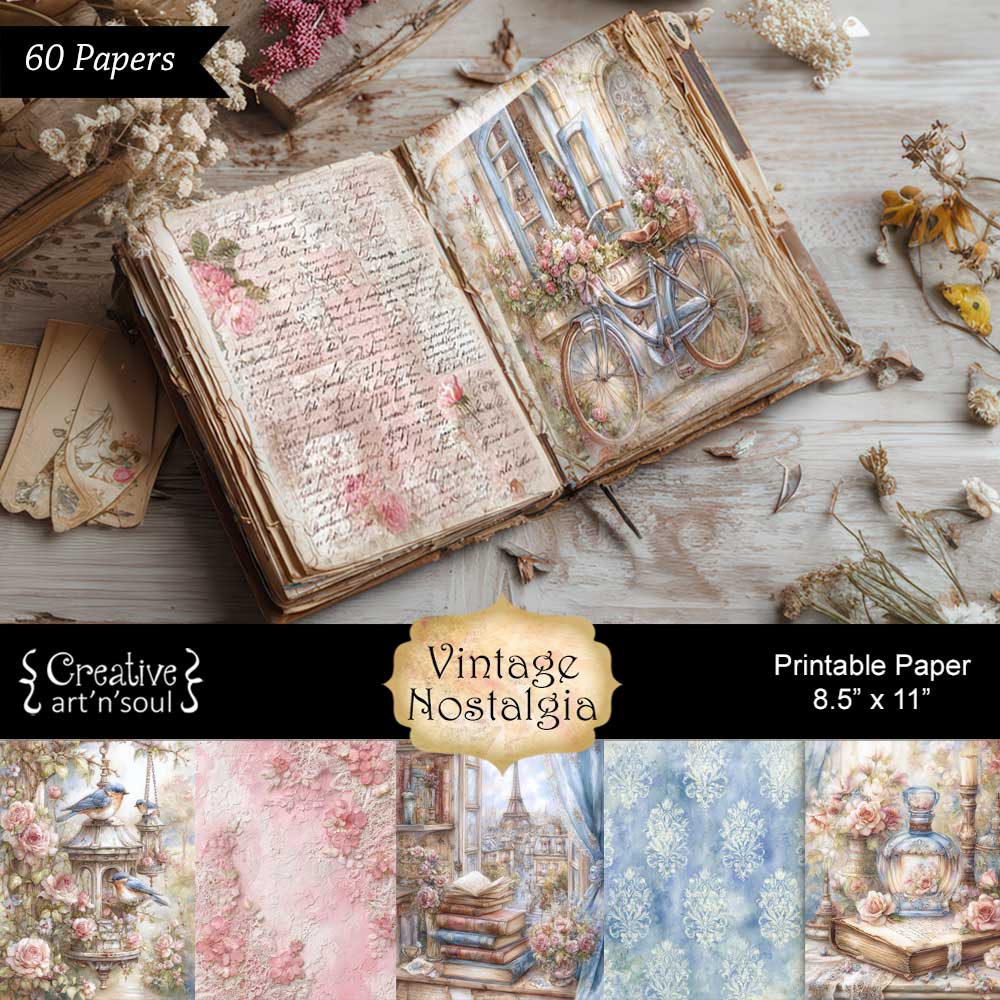 Printable Junk Journal Papers Printable Junk Journal Papers