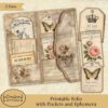 Printable Junk Journal Folio and Ephemera