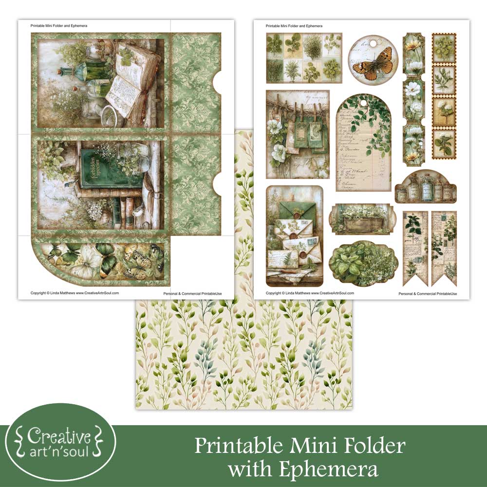 Printable Junk Journal Folio and Ephemera Printable Junk Journal Folio and Ephemera