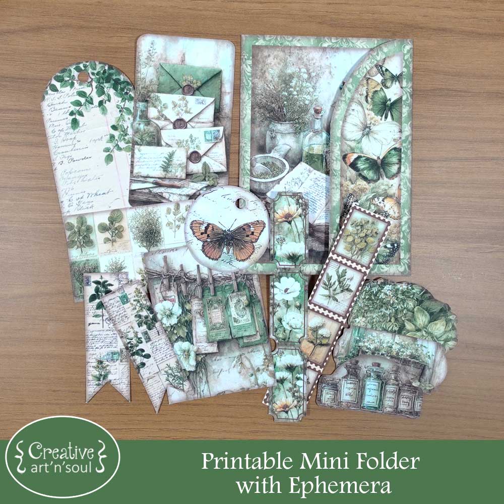 Printable Junk Journal Folio and Ephemera Printable Junk Journal Folio and Ephemera