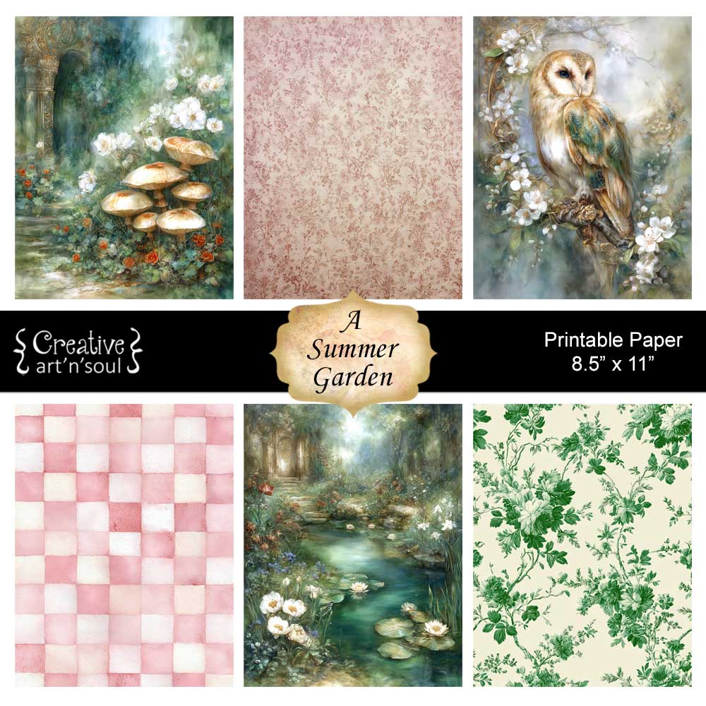 Printable Junk Journal Papers Printable Junk Journal Papers