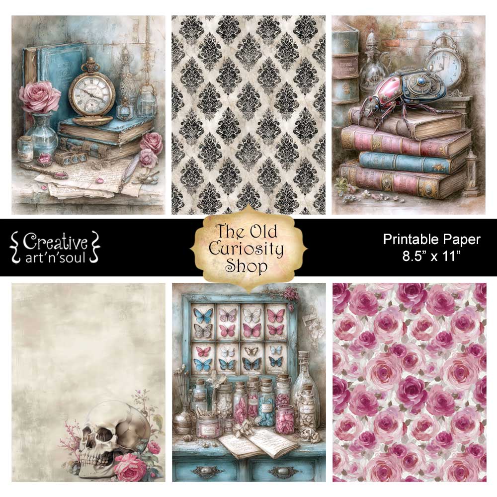 Printable Junk Journal Papers Printable Junk Journal Papers