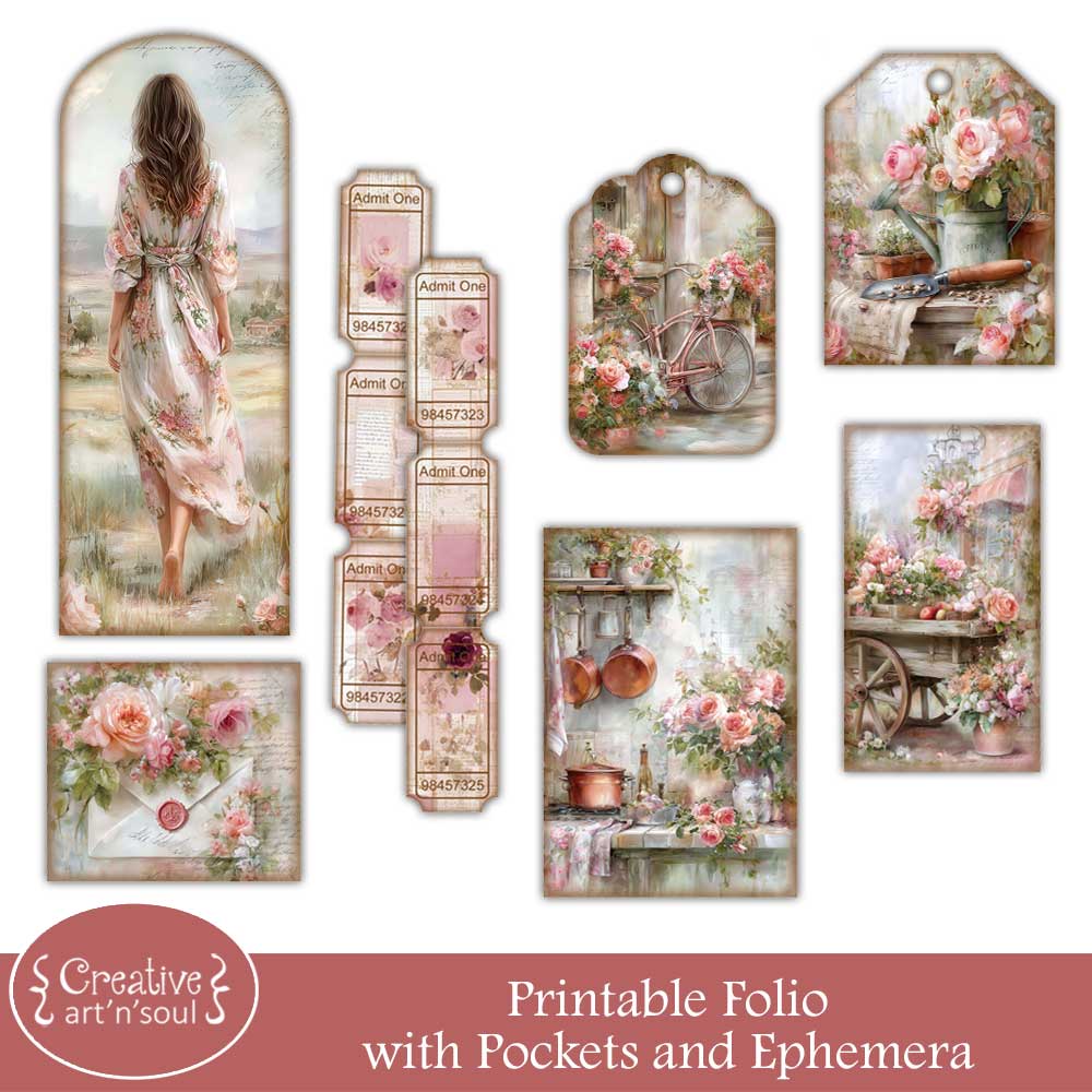 Printable Junk Journal Folio and Ephemera Printable Junk Journal Folio and Ephemera