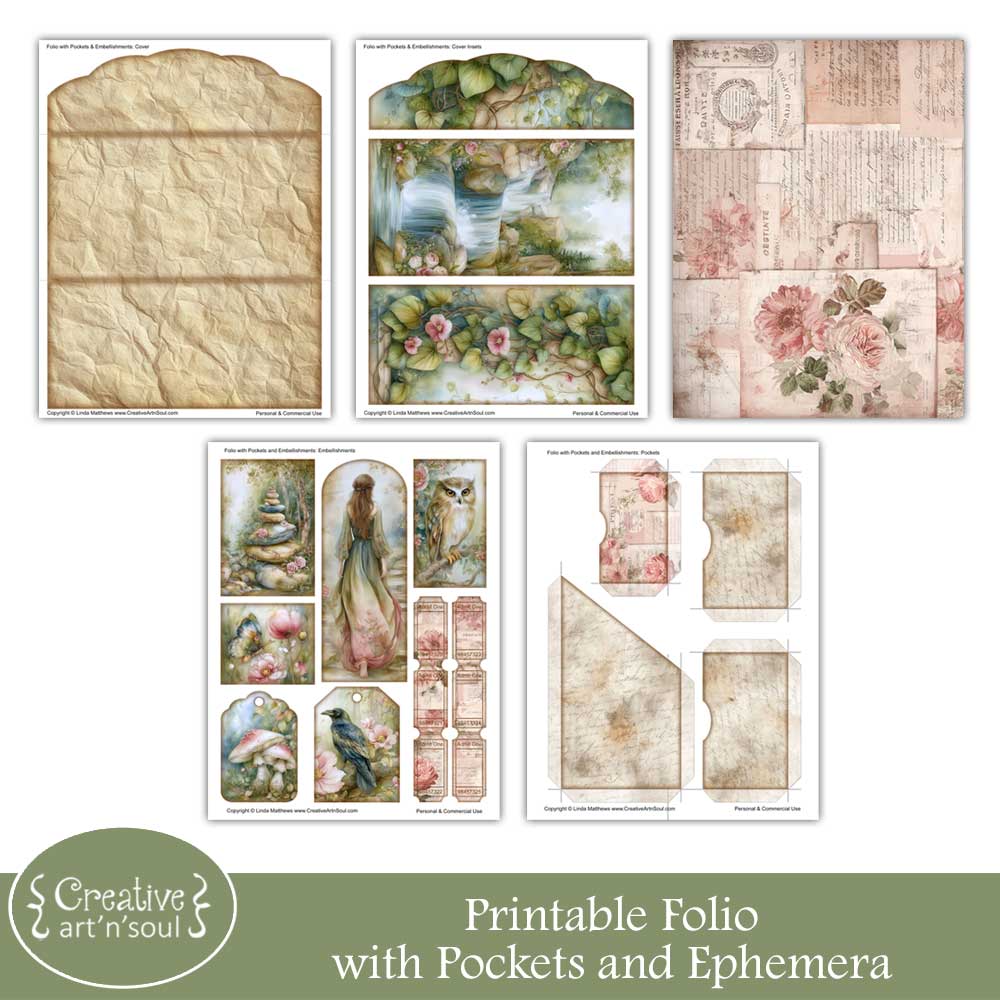 Printable Junk Journal Folio and Ephemera Printable Junk Journal Folio and Ephemera