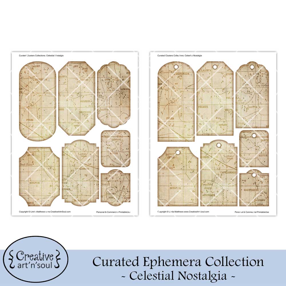 Printable Junk Journal Cluster Embellishments Printable Junk Journal Cluster Embellishments