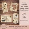 Printable Junk Journal Cluster Embellishments