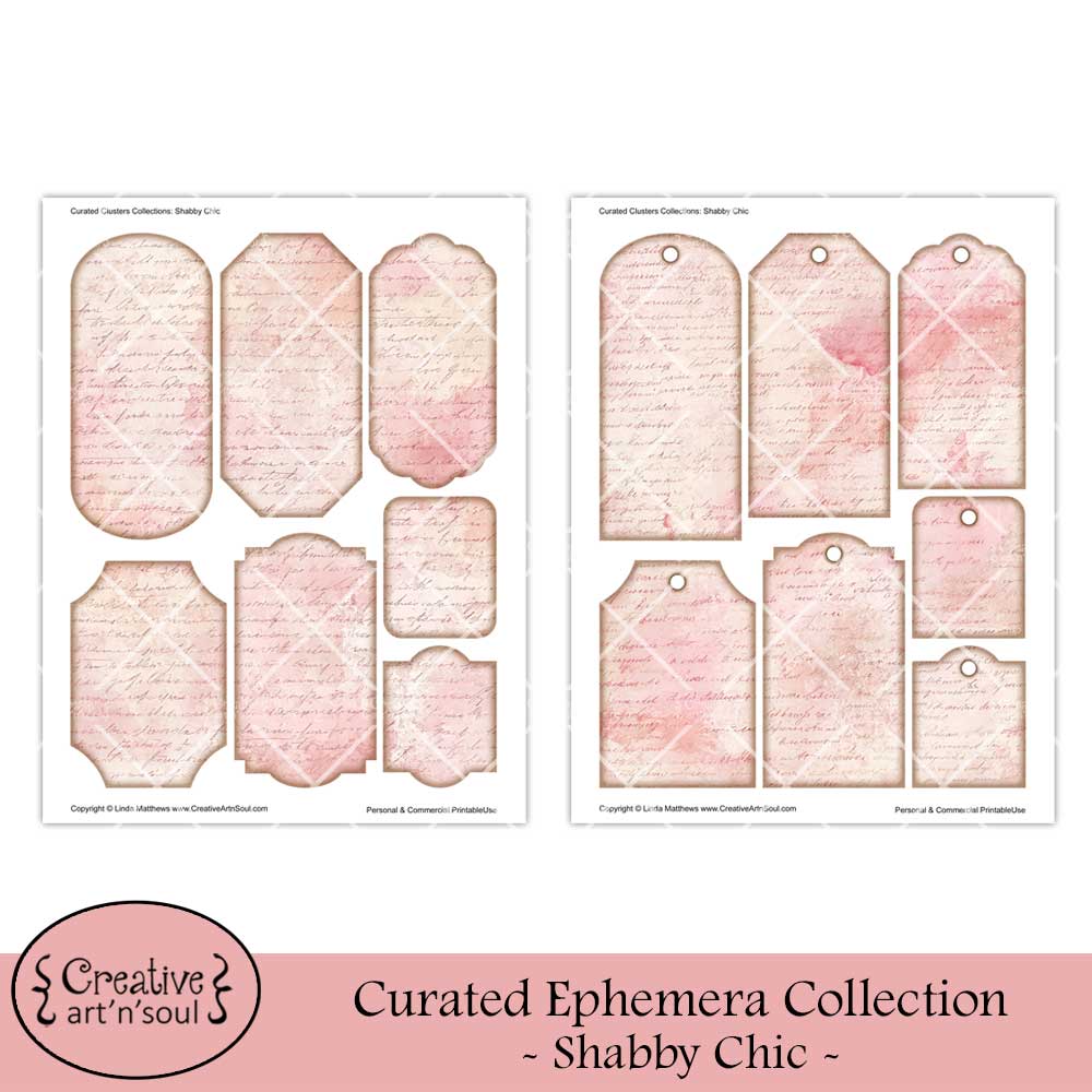 Printable Junk Journal Cluster Embellishments Printable Junk Journal Cluster Embellishments