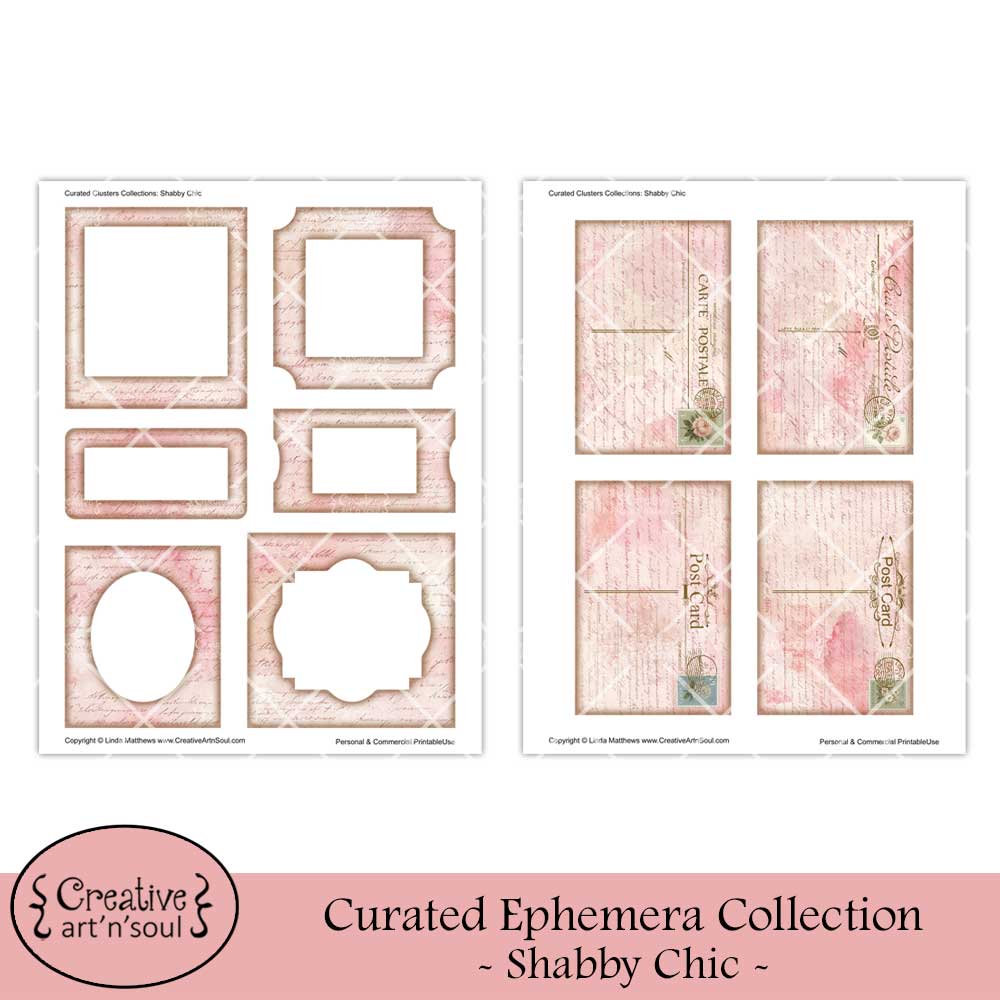 Printable Junk Journal Cluster Embellishments Printable Junk Journal Cluster Embellishments