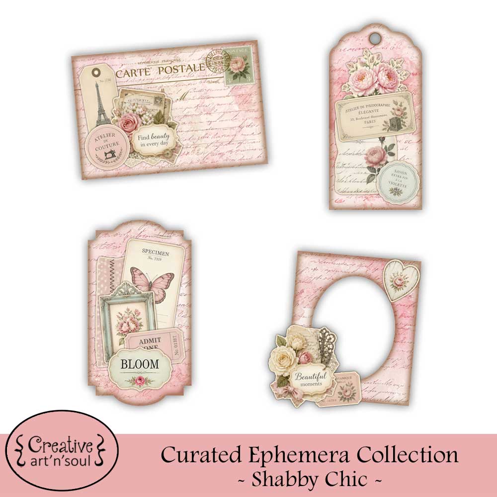 Printable Junk Journal Cluster Embellishments Printable Junk Journal Cluster Embellishments