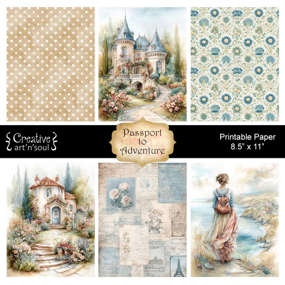 Printable Junk Journal Papers Printable Junk Journal Papers