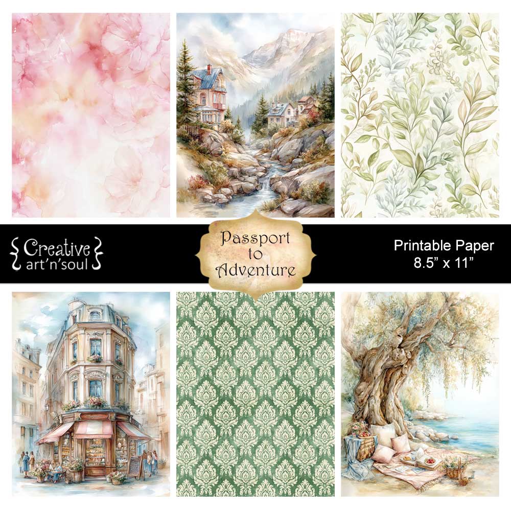Printable Junk Journal Papers Printable Junk Journal Papers