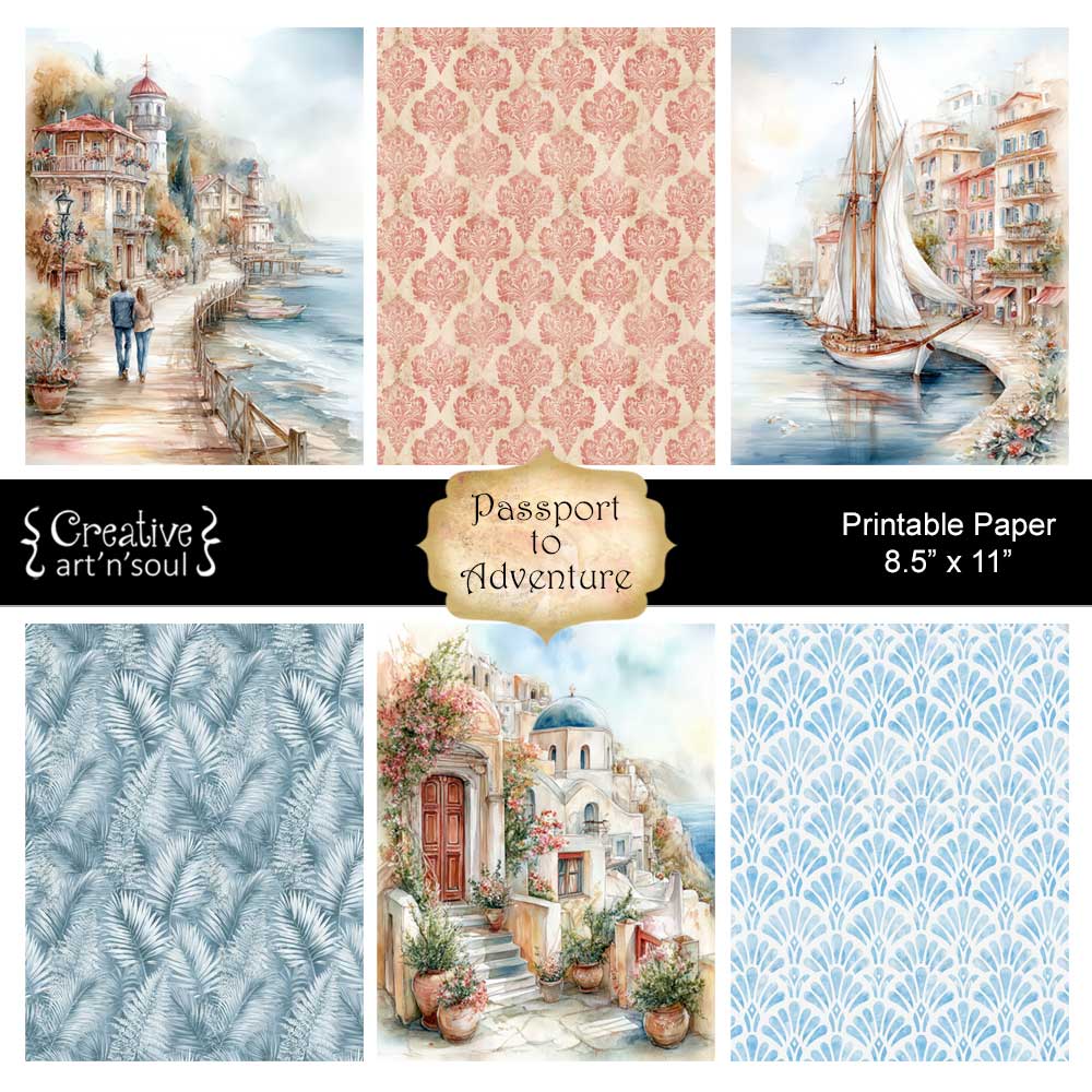 Printable Junk Journal Papers Printable Junk Journal Papers