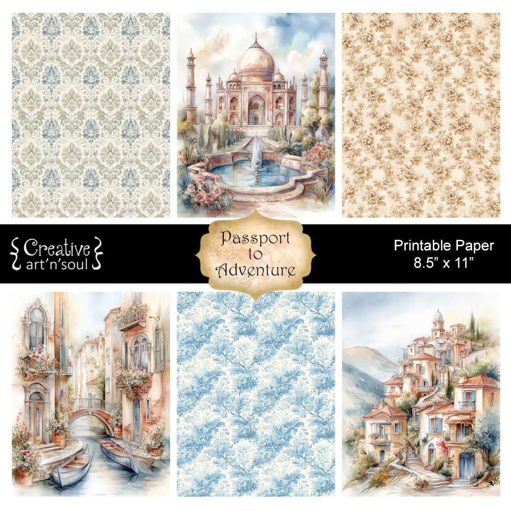 Printable Junk Journal Papers Printable Junk Journal Papers