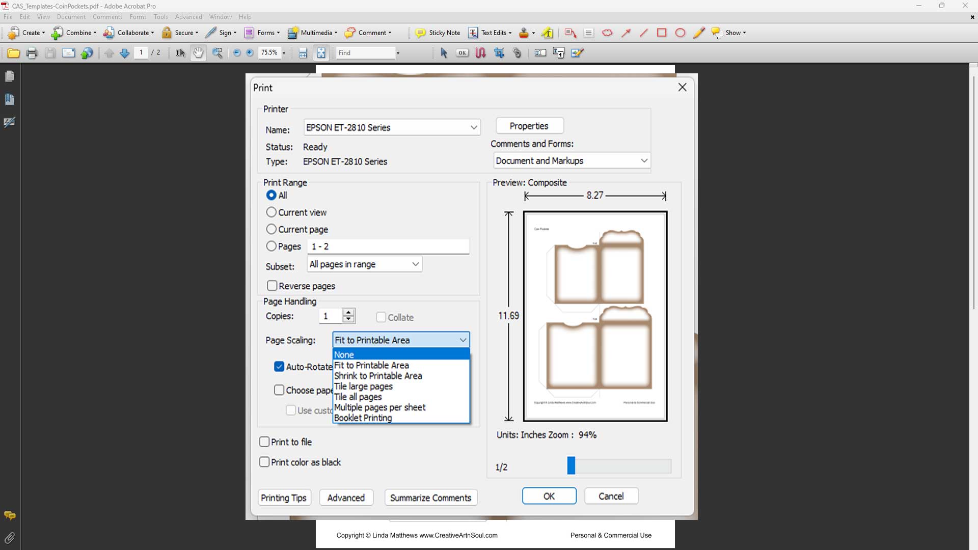 Junk Journal Templates