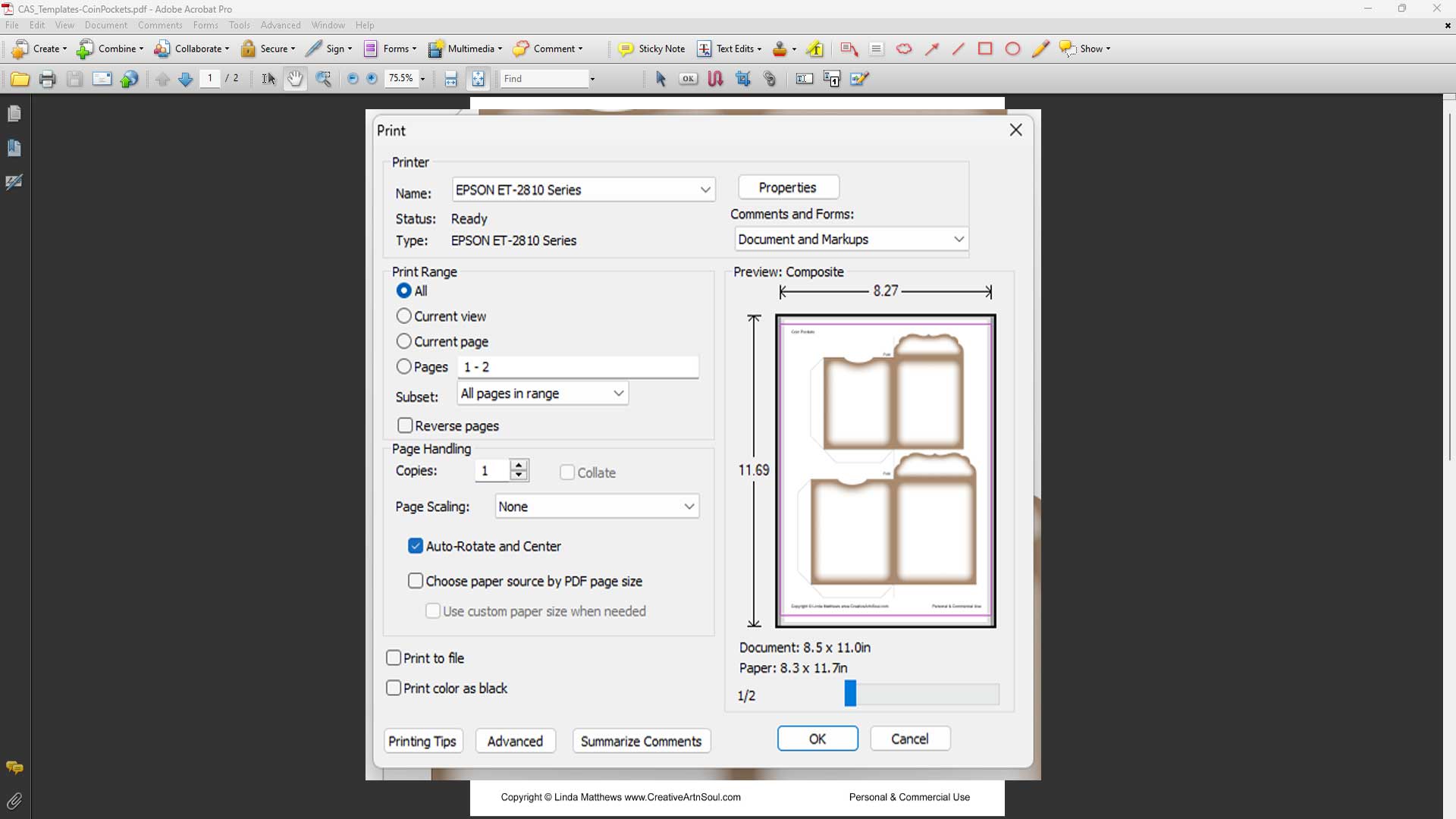 Junk Journal Templates