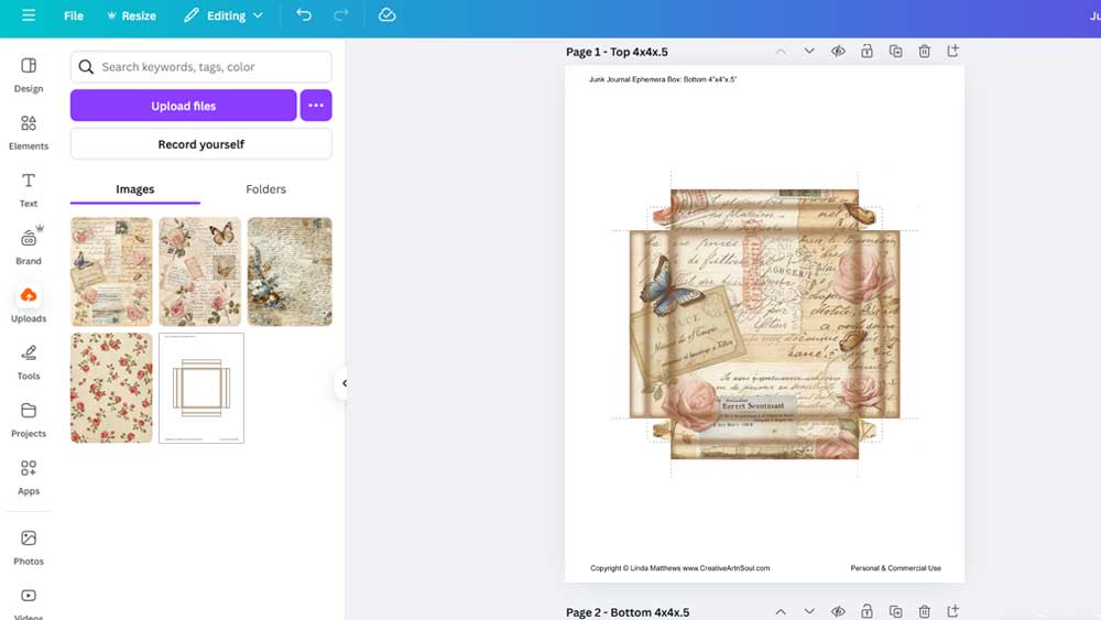 Junk Journal Printables Club