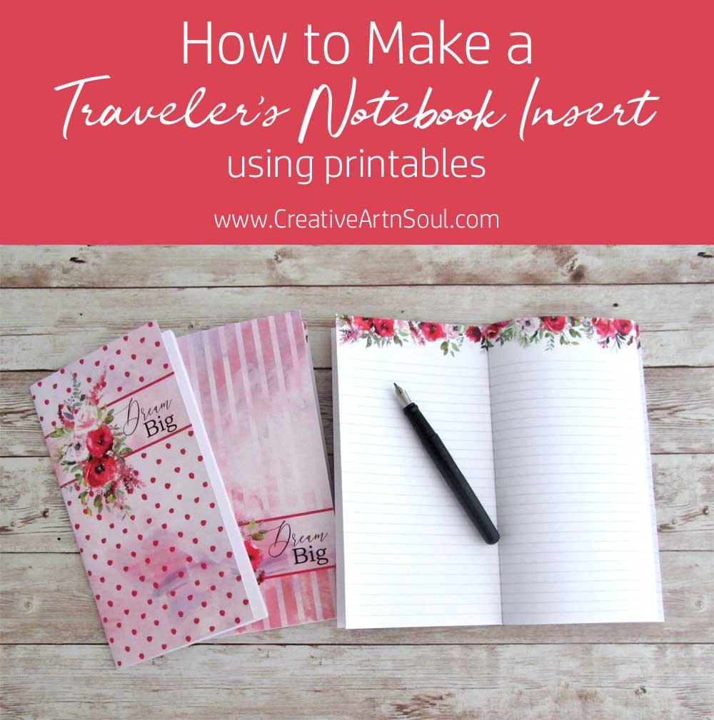 How to Make a Traveler's Notebook Insert