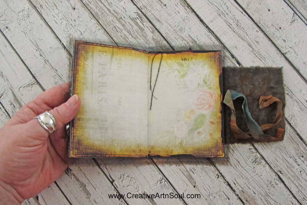 How to Make an Ancient Earth Mini Journal