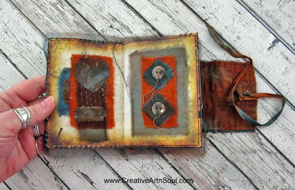 How to Make an Ancient Earth Mini Journal