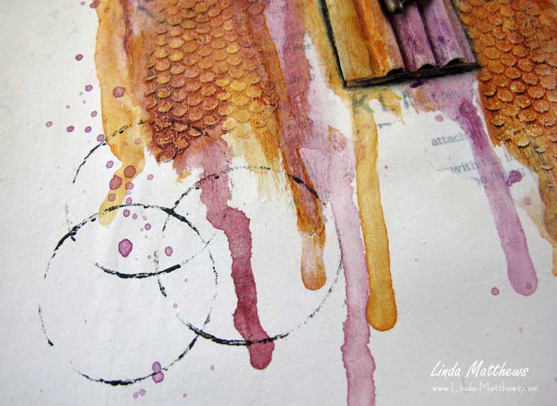 An Art Journal Page: Honor the Journey