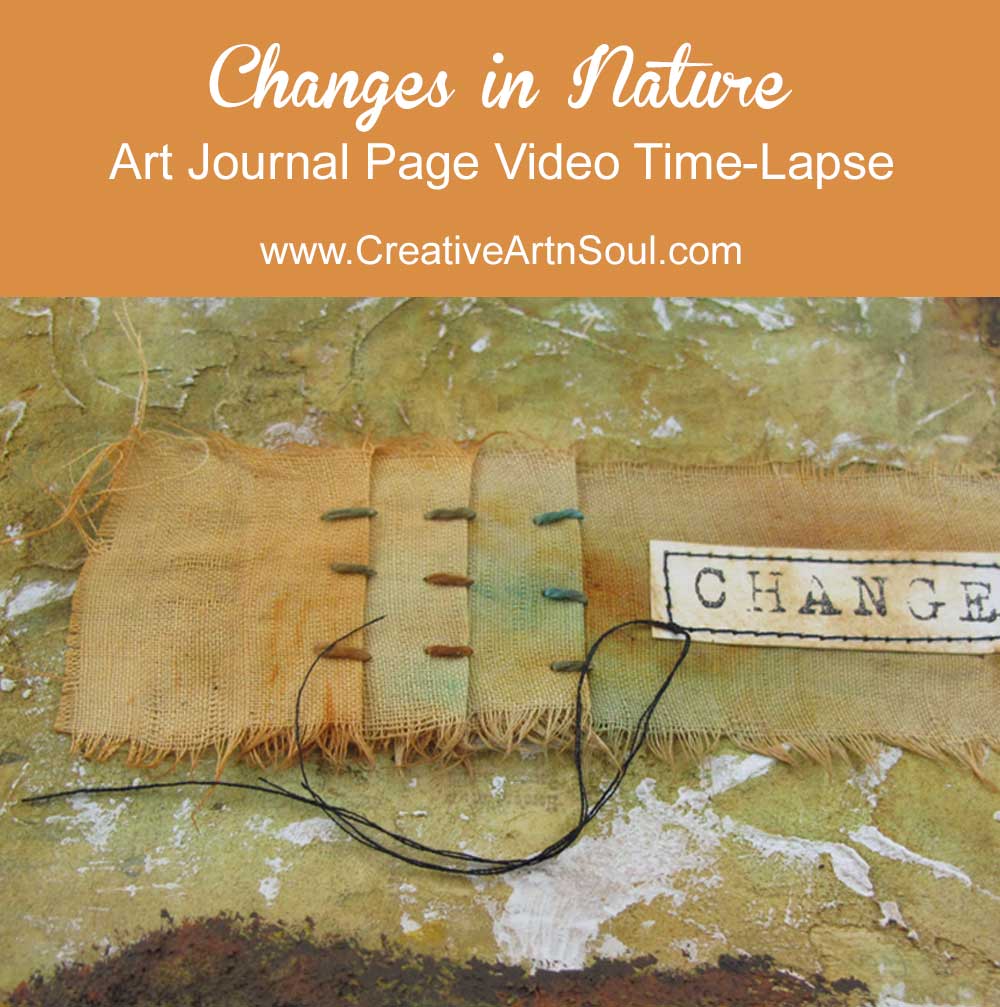 An Art Journal Page: Changes in Nature