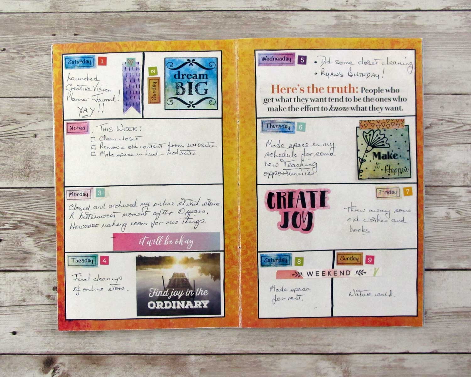 Creative Vision Planner Journal