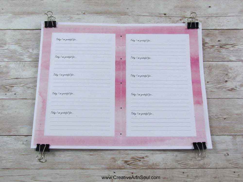 DIY Printable Gratitude Journal