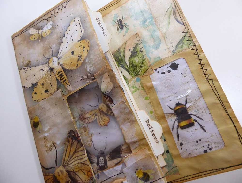 How to Make a Creative Journal Cover from Envelopes