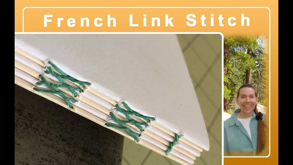 How to Sew a French Link Stitch to Bind Your Books and Journals