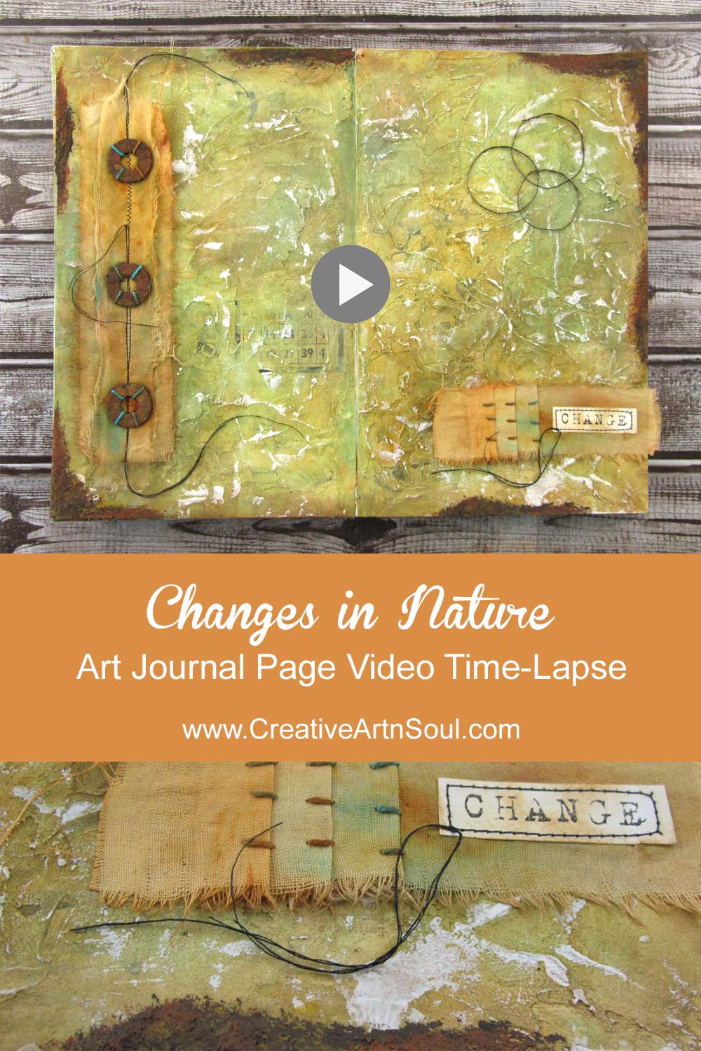 An Art Journal Page: Changes in Nature