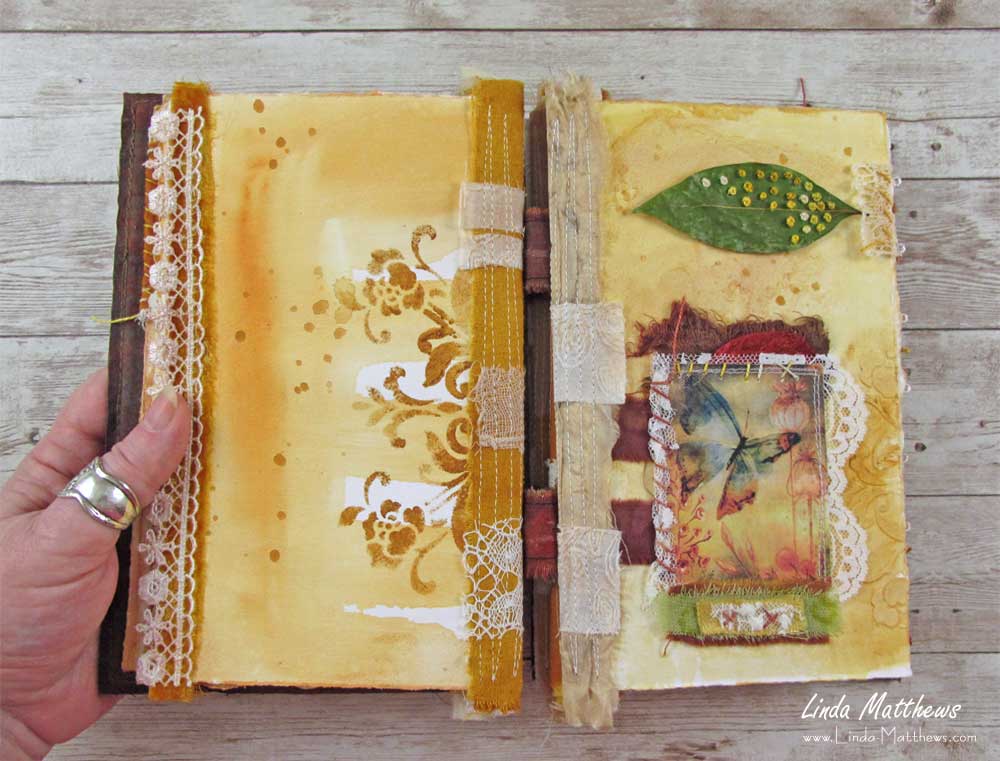 Easy Fabric Images for Your Creative Journals