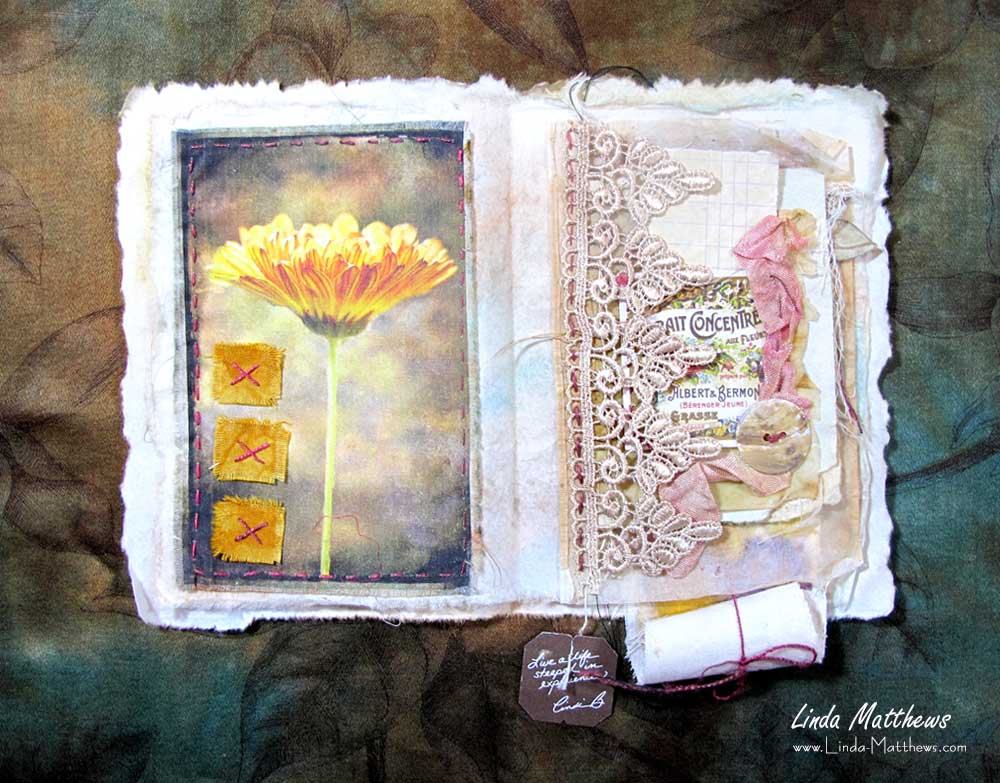 How to Print Photos on Fabric to Use in Your Junk Journals