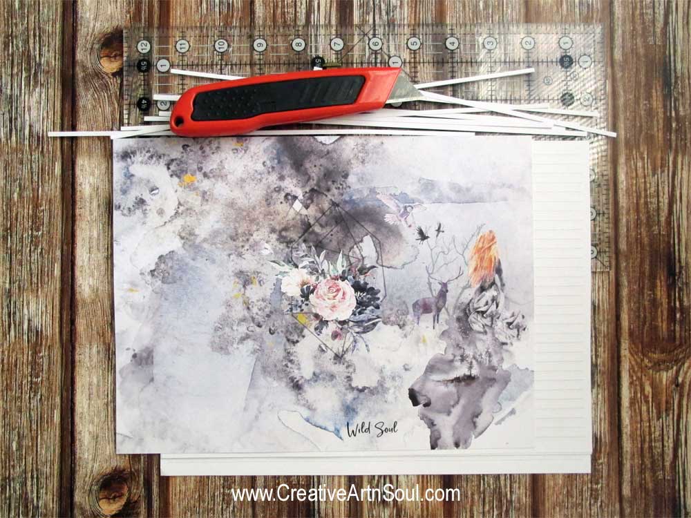 How to Make a Printable Writing Journal Using Pamphlet Stitch