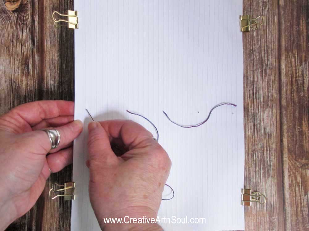 How to Make a Printable Writing Journal Using Pamphlet Stitch