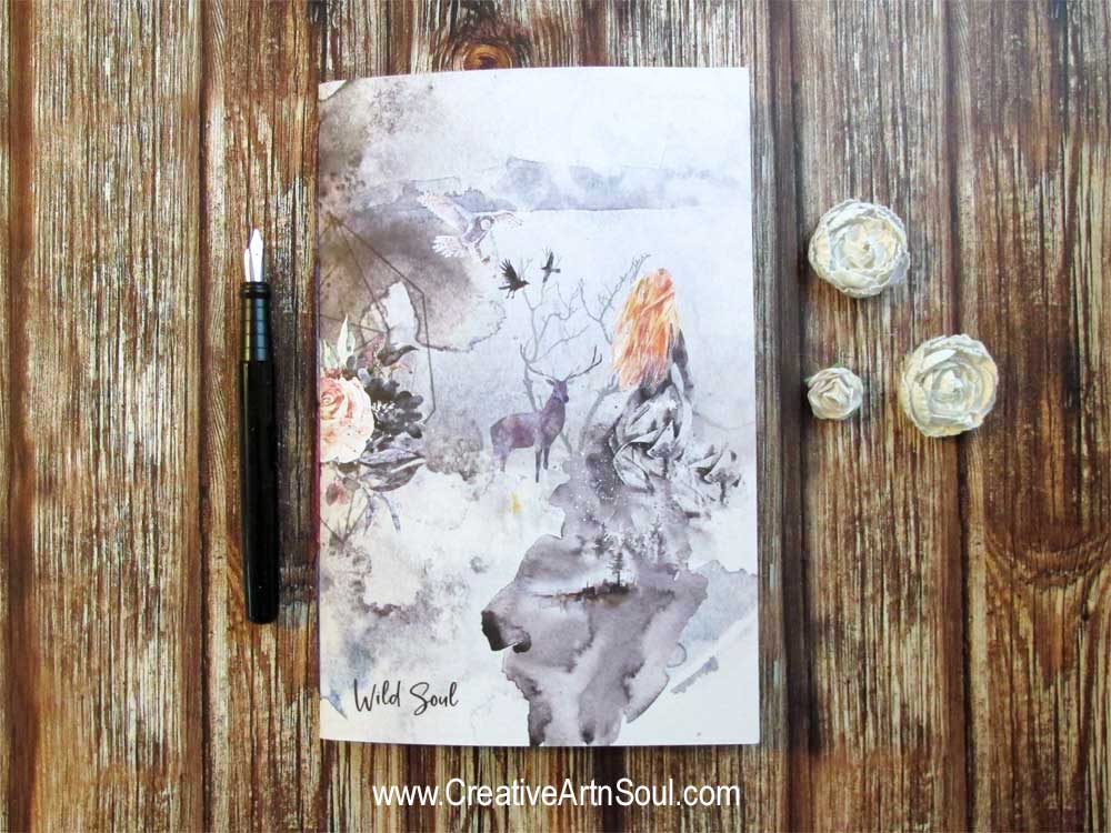 How to Make a Printable Writing Journal Using Pamphlet Stitch