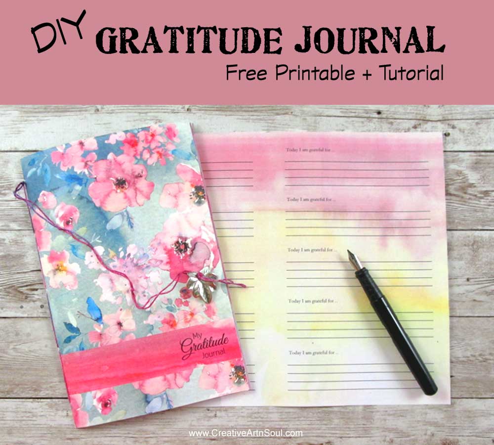 DIY Printable Gratitude Journal