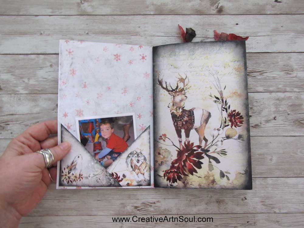 How to Make a Quick and Easy Printable Christmas Keepsake Junk Journal